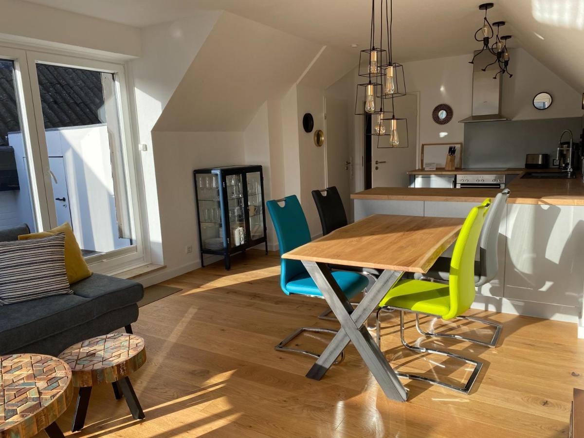 Beach House II - Penthousewohnung In Bestlage Mit Sonniger Dachterrasse Und Top Meerblick Harrislee Eksteriør bilde