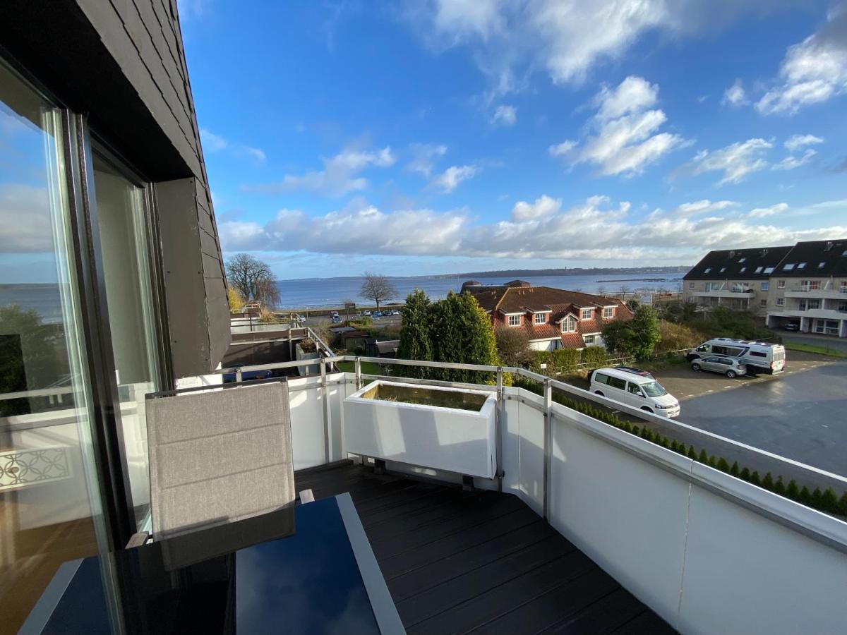 Beach House II - Penthousewohnung In Bestlage Mit Sonniger Dachterrasse Und Top Meerblick Harrislee Eksteriør bilde
